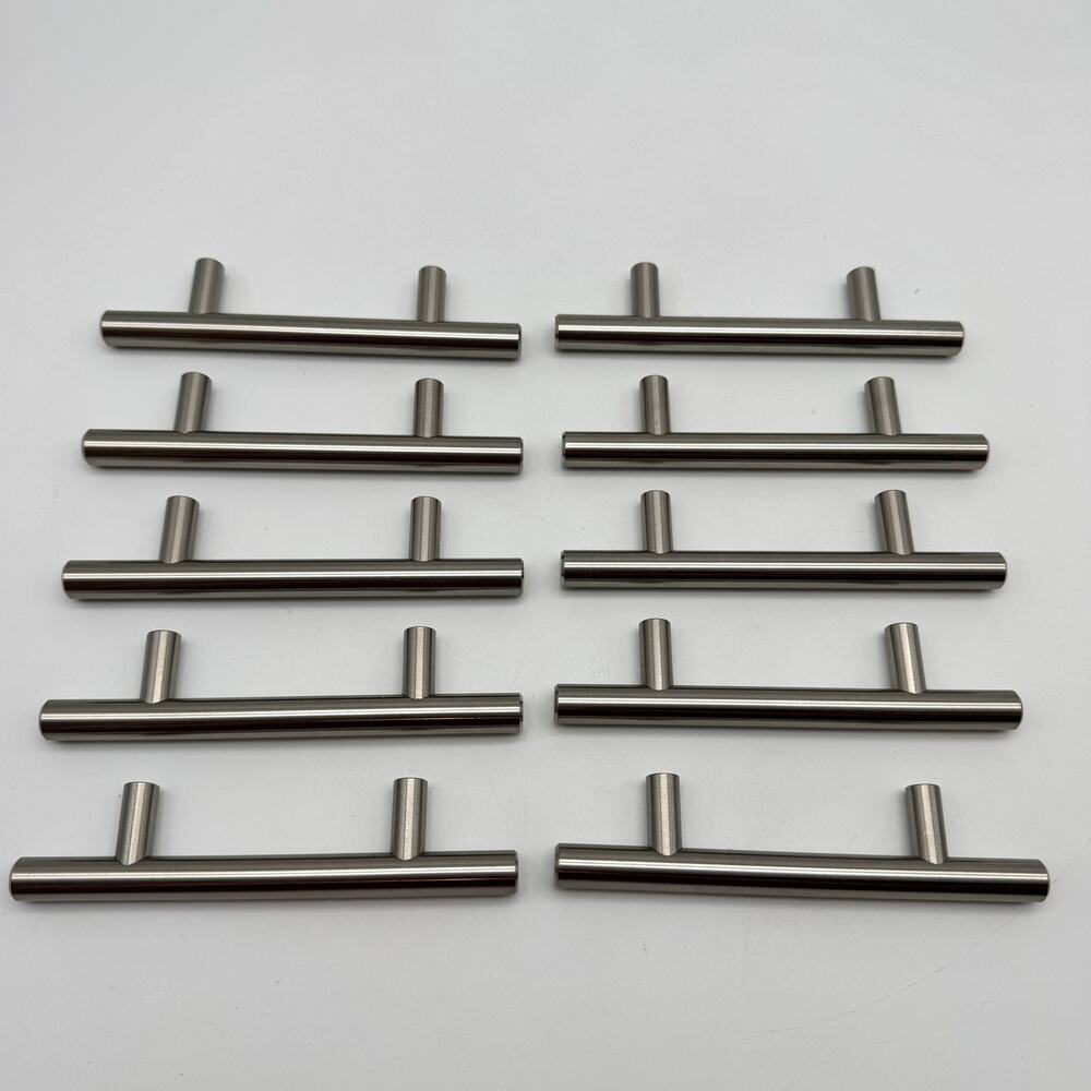 10 Cabinet Drawer Pull Handles Modern Bar Style Hardware Kitchen